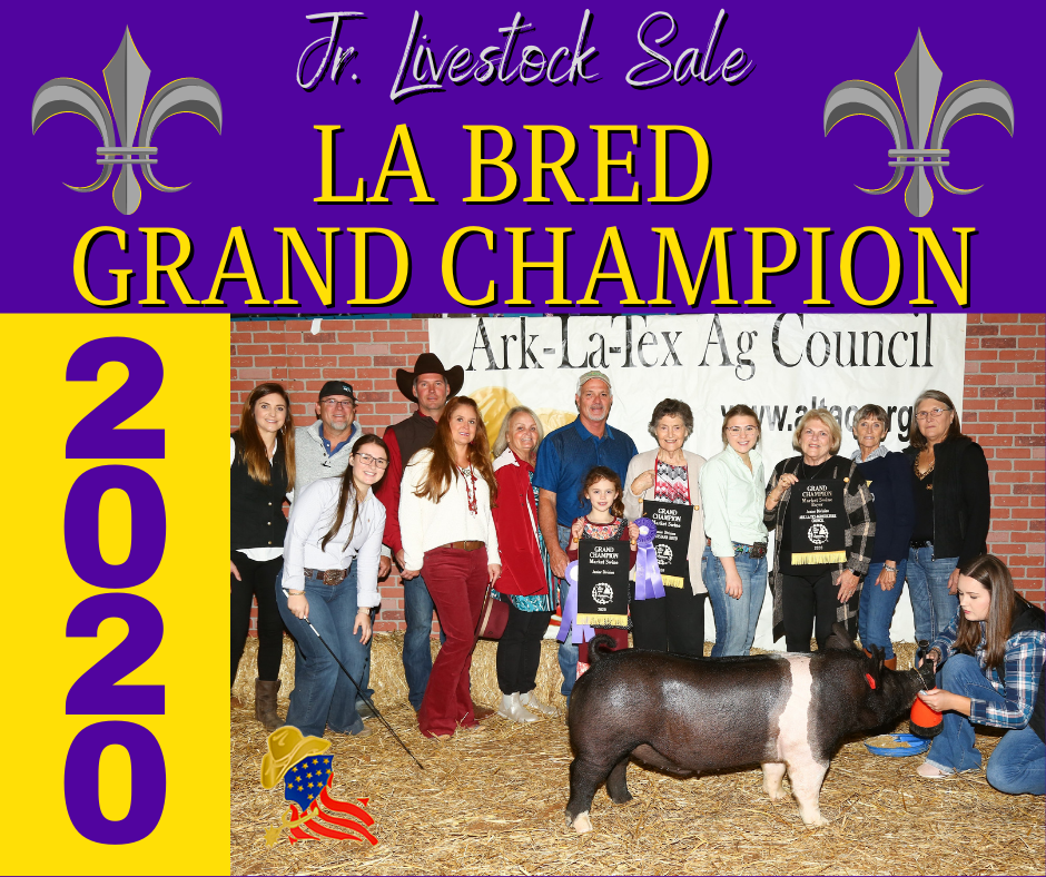 LA Bred Grand Champion Swine