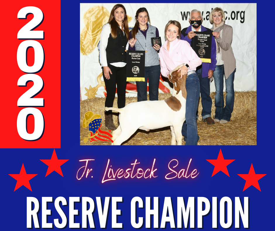 Reserve Champion Goats