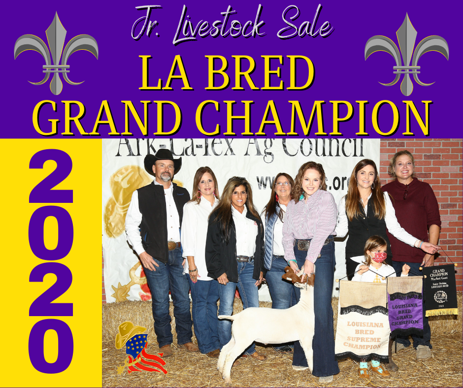 LA Bred Grand Champion Goats